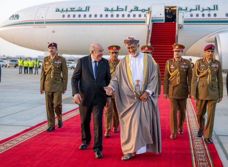 سلطان عمان يقوم بزيارة دولة إلى الجزائر