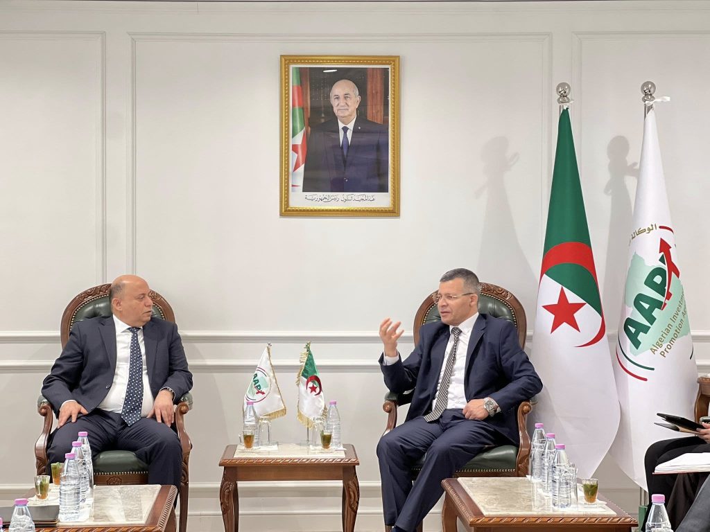 ركاش يبحث آفاق الاستثمار في الزراعات الاستراتيجية مع رئيس الهيئة العربية للاستثمار و الإنماء الزراعي