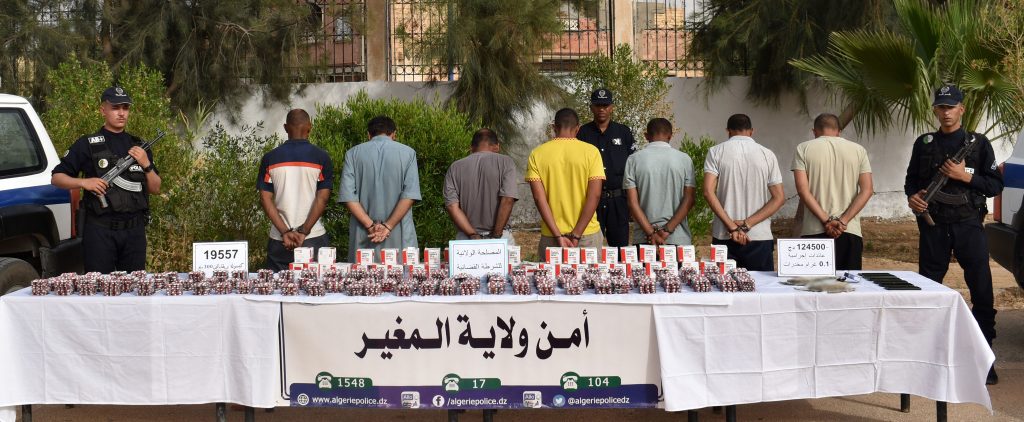المغير..ضبط قرابة 20 ألف كبسولة من المؤثرات العقلية