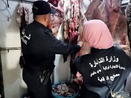 حجز 766 كلغ من اللحوم الفاسدة بسيدي بلعباس من قبل أعوان قمع الغش لمديرية التجار