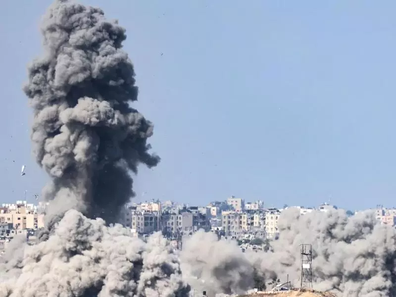 استشهاد 7 فلسطينيين اثر قصف الاحتلال مدينتي غزة وخان يونس
