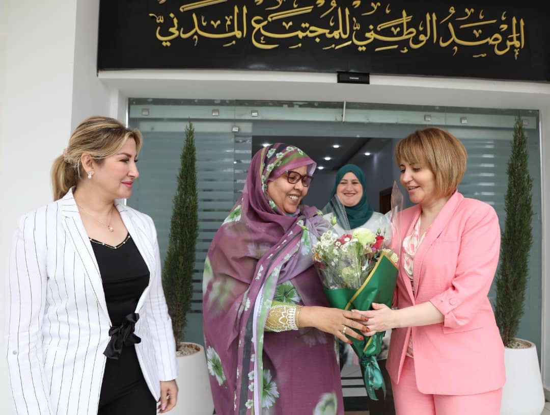 رئيسة المرصد الوطني للمجتمع المدني تستقبل الأمينة العامة للاتحاد الوطني للمرأة الصحراوية