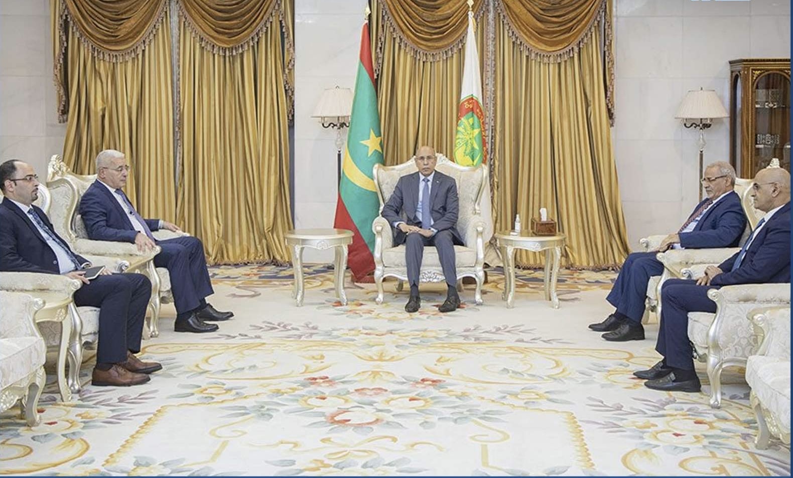 الغزواني يستقبل رئيس المجلس الشعبي الوطني بالقصر الرئاسي في نواكشوط