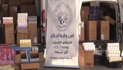 الجزائر: الإطاحة بجماعة إجرامية مختصة في تهريب التبغ ذات منشأ أجنبي ببئر مراد رايس
