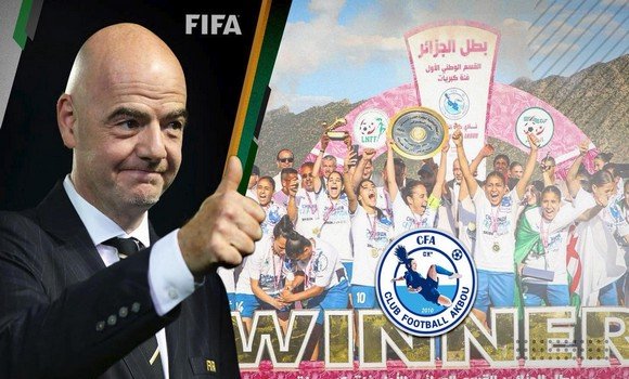 بطولة القسم الأول الممتاز لكرة القدم (سيدات): رئيس “الفيفا” يهنئ نادي فتيات أقبو عقب تتويجه باللقب