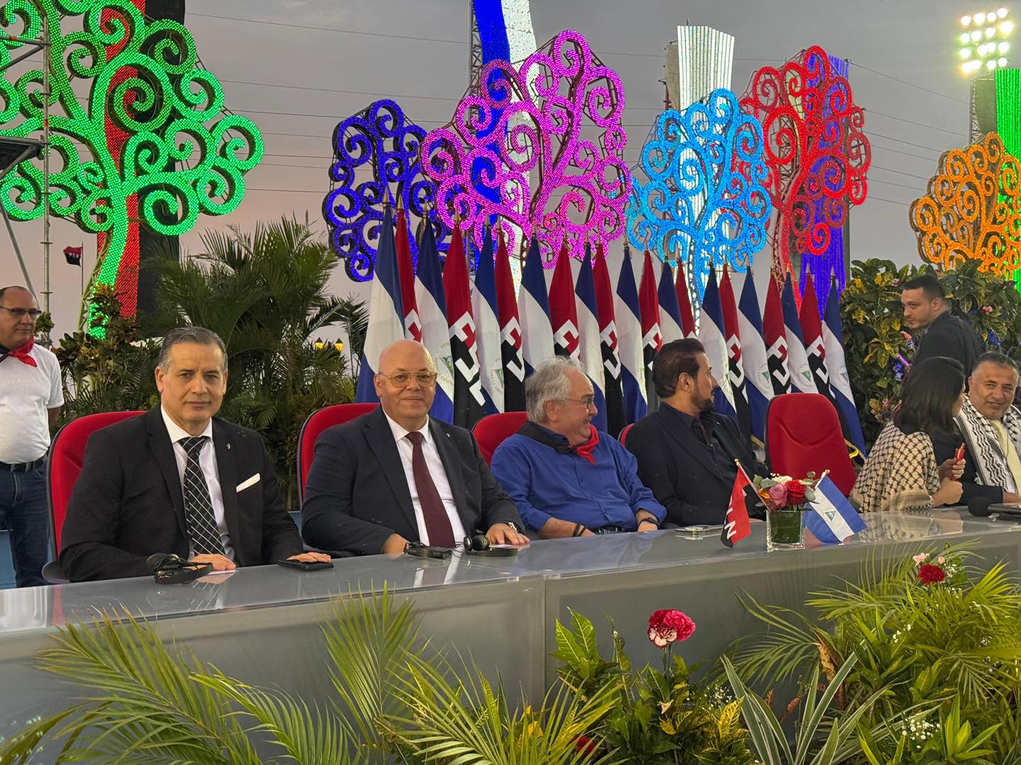 وزير المجاهدين يشارك بنيكاراغوا في مراسم الاحتفال بالذكرى الـ46 لانتصار الثورة الساندينية