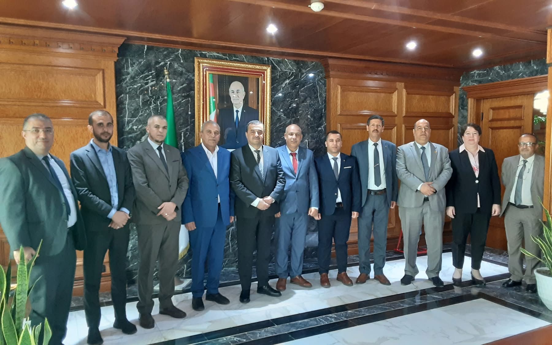 عرقاب يستقبل وفدا برلمانيا عن ولاية المدية