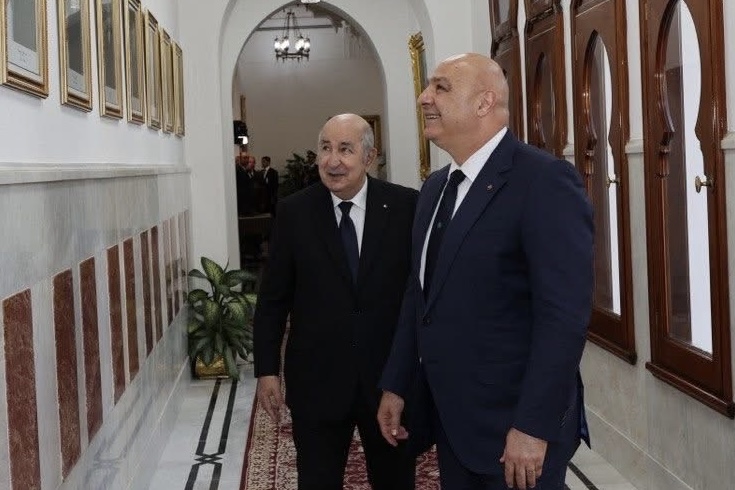 الرئيس اللبناني يزور كاتدرائية السيدة الافريقية بالجزائر العاصمة