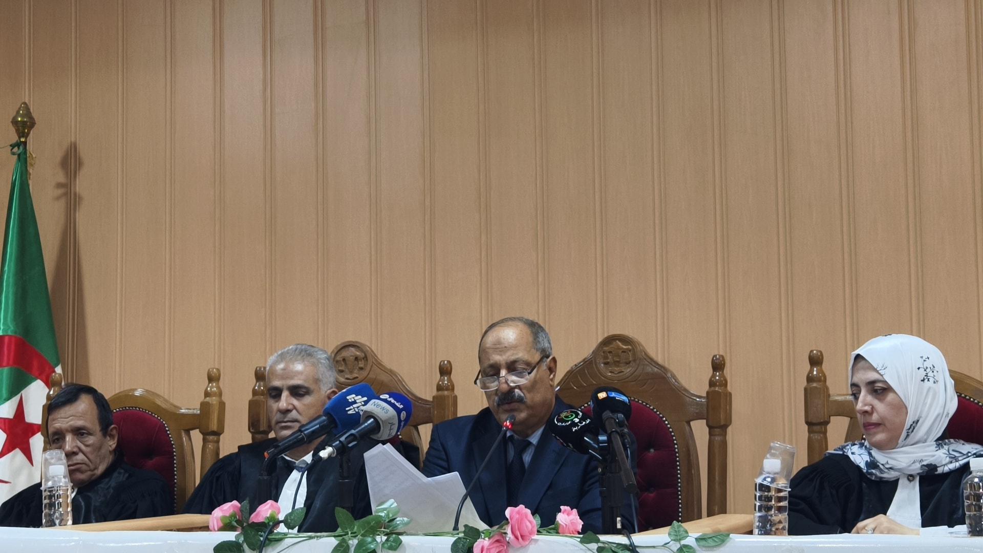 غرداية : تنصيب رئيس مجلس القضاء ورئيس المحكمة الإدارية ومحافظ الدولة لدى المحكمة الإدارية