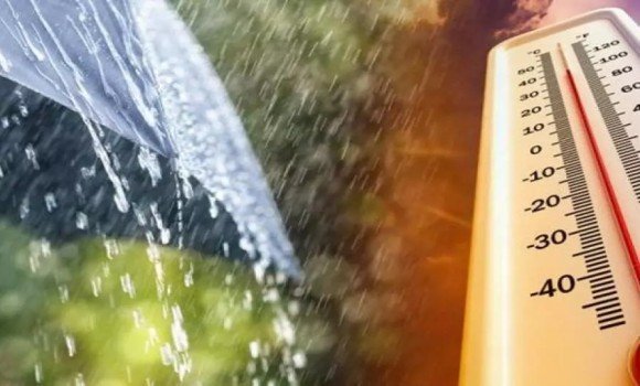 موجة حر وأمطار وزوابع رملية  يومي الاحد والاثنين على عدة ولايات من الوطن