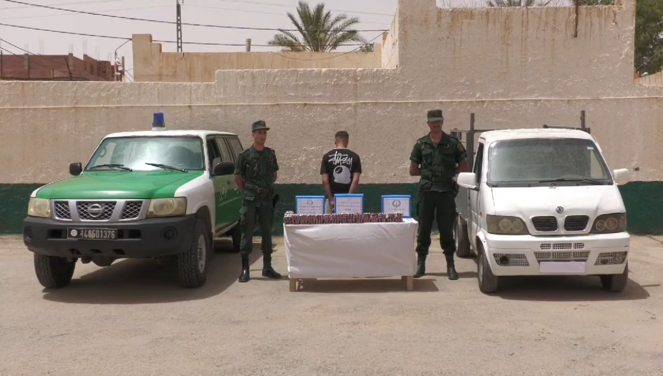 الدرك الوطني: توقيف شخص وحجز قرابة 35 ألف قرص مهلوس بالمغير