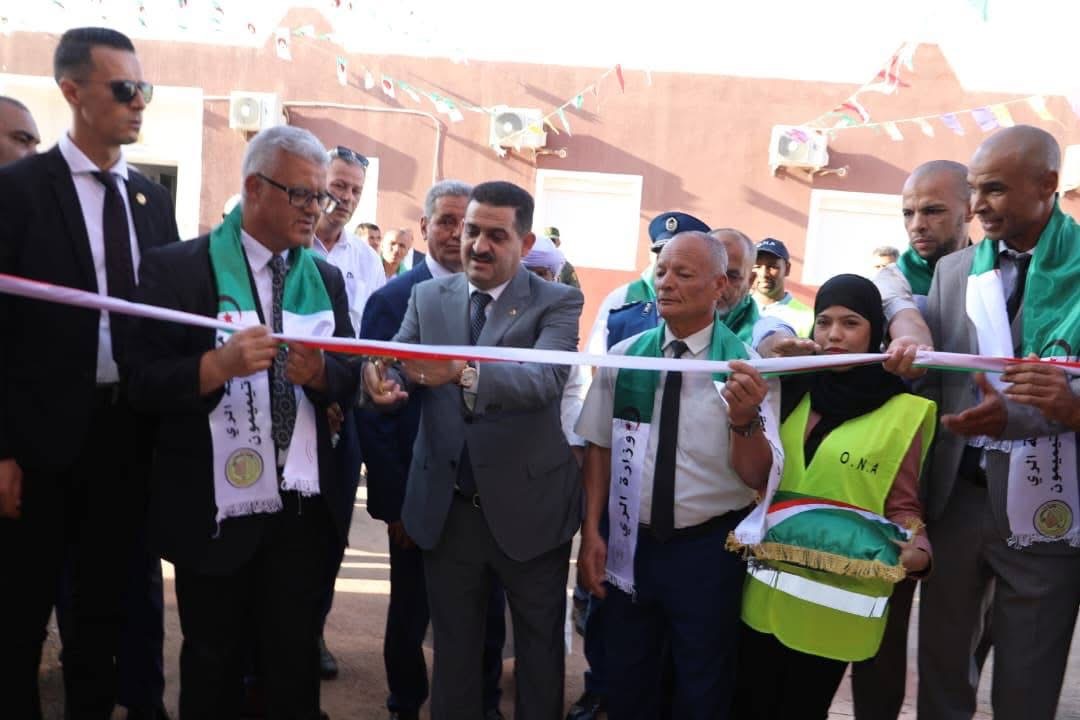 وزير الري يشرف على تدشين محطة تصفية المياه المستعملة بتيميمون