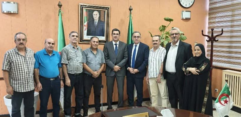 آيت مسعودان يستقبل أعضاء الفرع النقابي لعمال وزارة الصحة