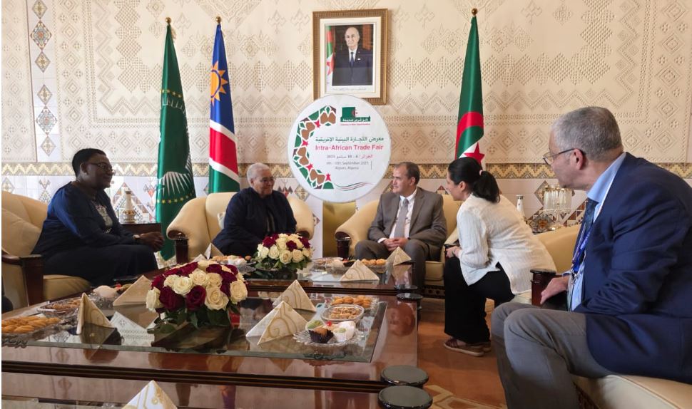 المعرض الإفريقي للتجارة البينية بالجزائر: رزيق يستقبل نائبة رئيسة جمهورية ناميبيا