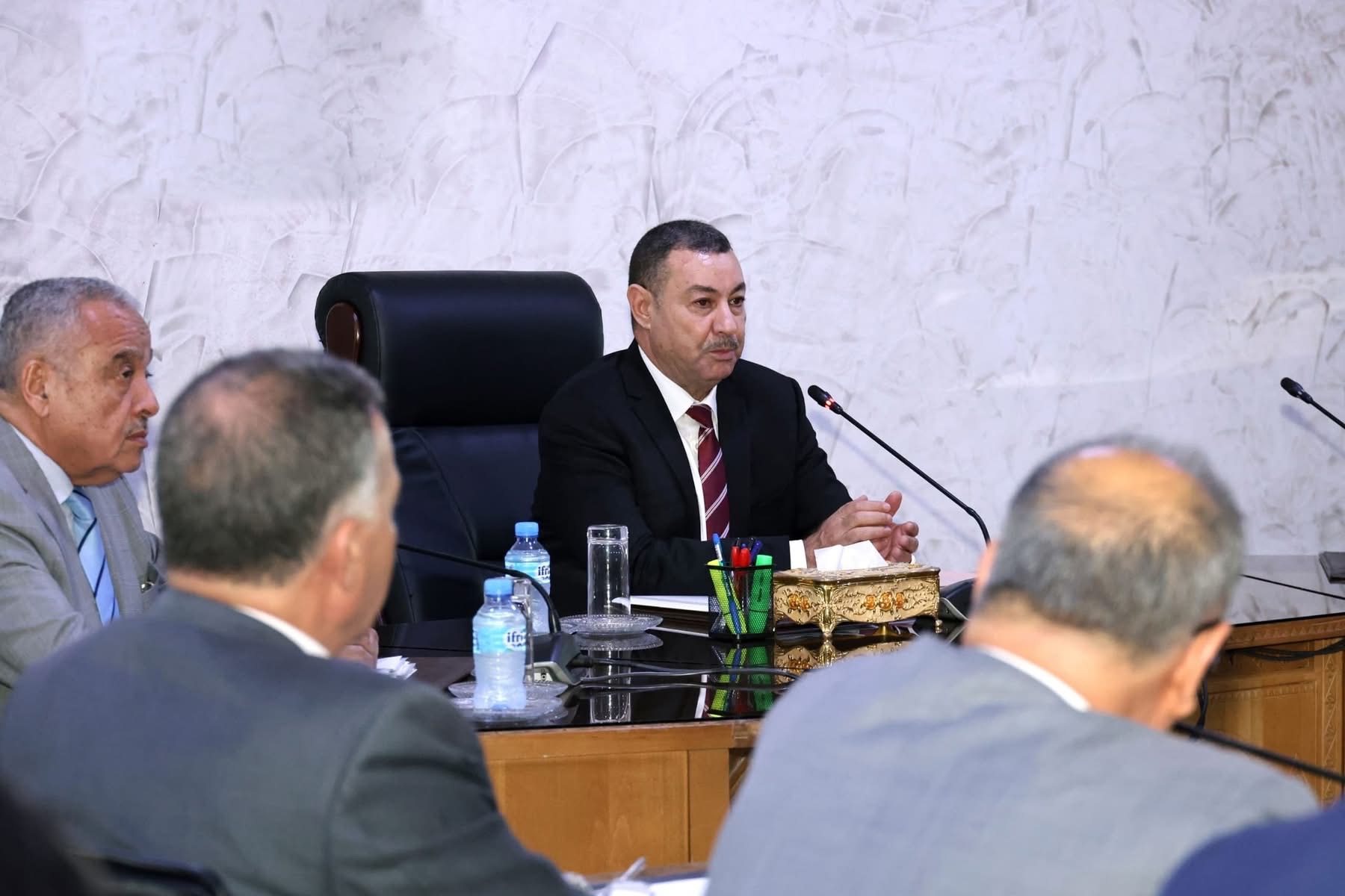 وزير الداخلية يترأس اجتماعا تنسيقيا لمتابعة أوضاع قطاع النقل والعمل على آليات العمل المستقبلي