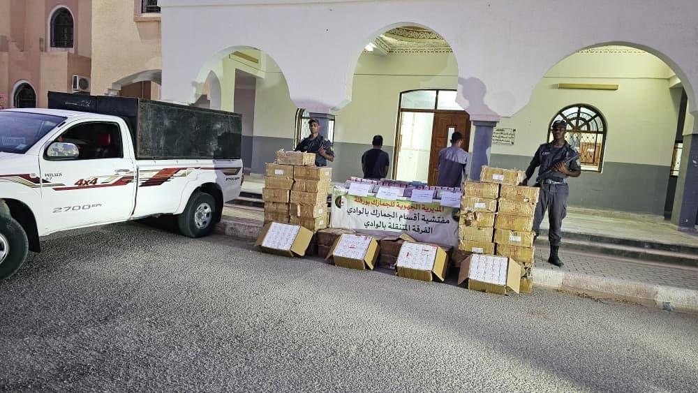 الوادي: إحباط محاولة تهريب 12.5 كلغ من الكوكايين وأكثر من 374 ألف قرص مهلوس