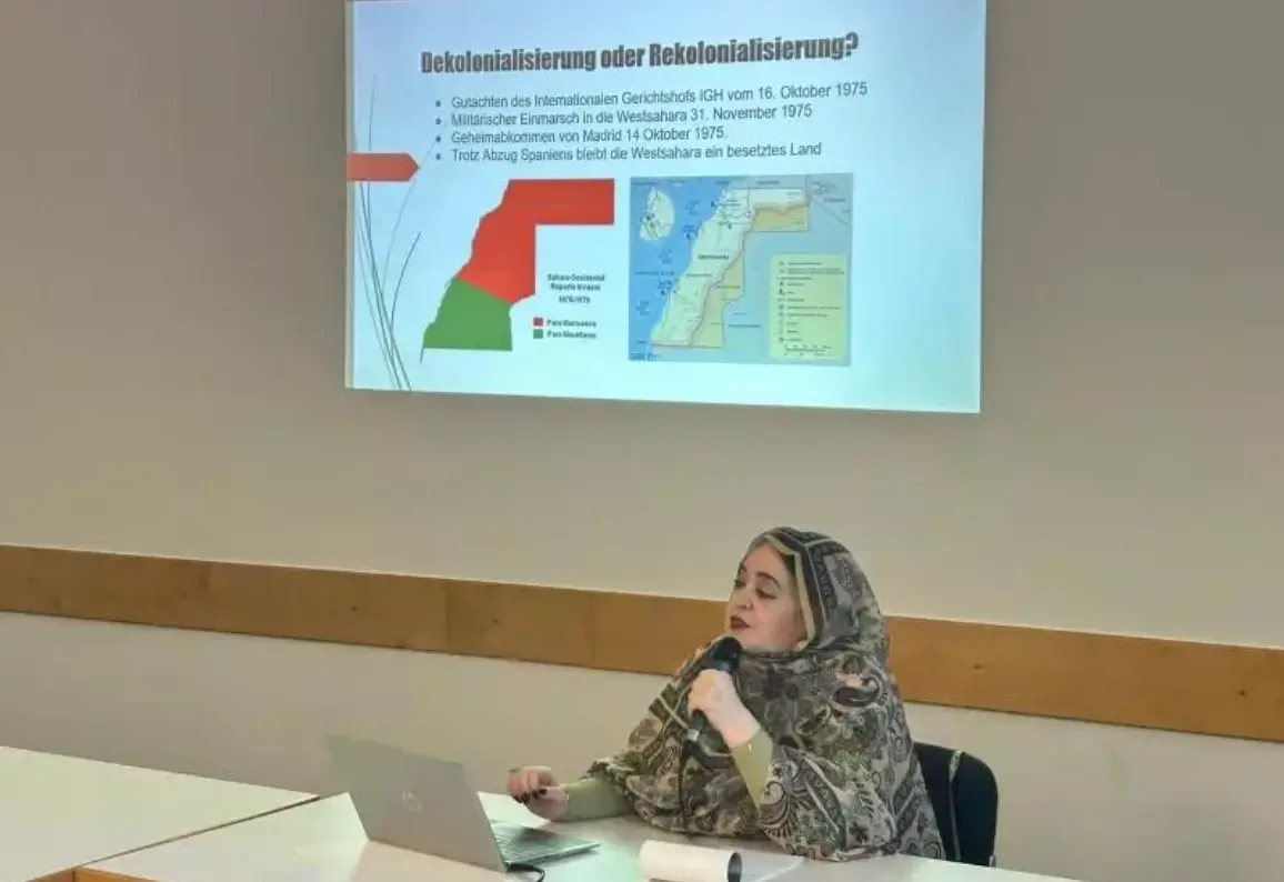 ممثلة جبهة البوليساريو بألمانيا تدعو إلى دعم الجهود الأممية لإنهاء الاحتلال المغربي